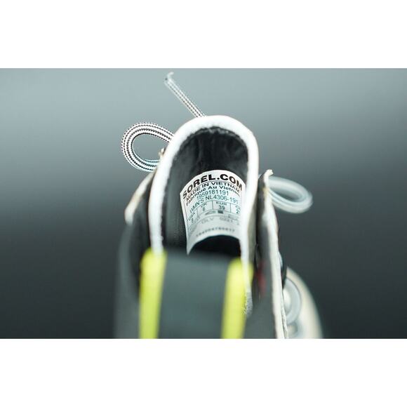 Sorel Brex Lace-up Waterproof Snow Boot size 8 Chalk Ankle Hiking Platform - Picture 6 of 10